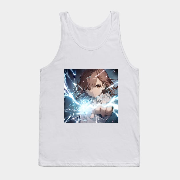 misaka mikoto Tank Top by WabiSabi Wonders